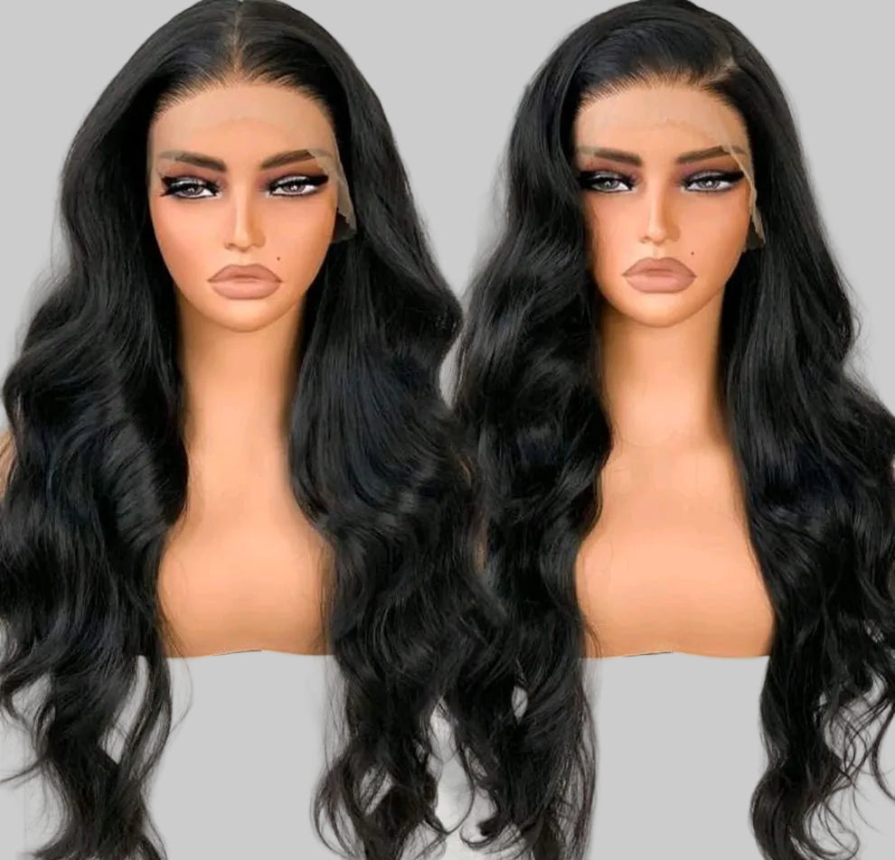 🖤 28” Black Body Wave (Human Blend) 🖤