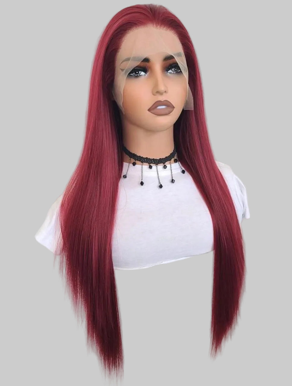 Bombshell Red Long Wig – 26 Inch