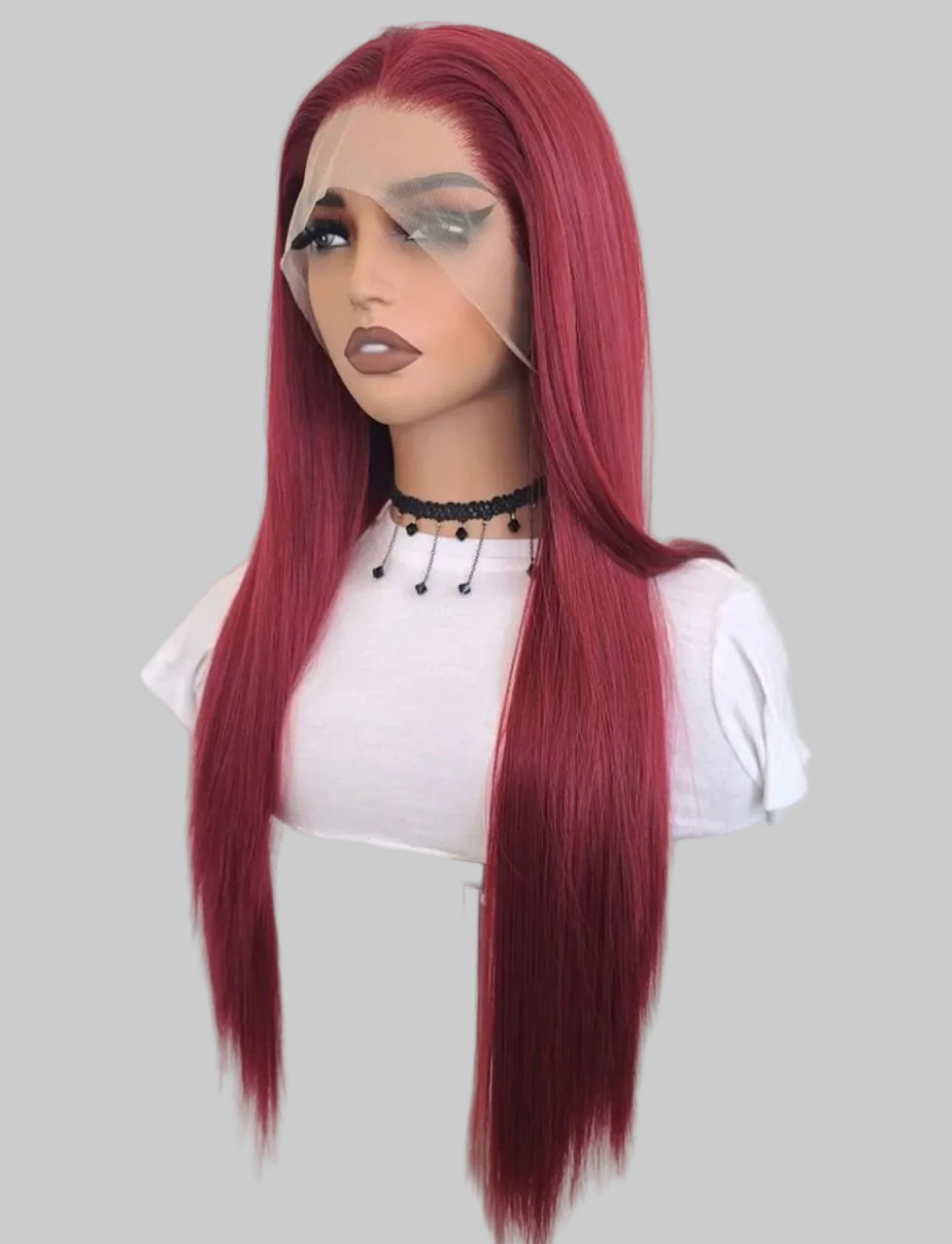 Bombshell Red Long Wig – 26 Inch
