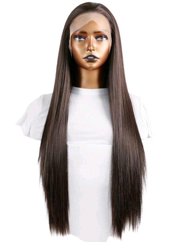 Effortless Elegance – 24” Lace Front Wig (Human Blend)